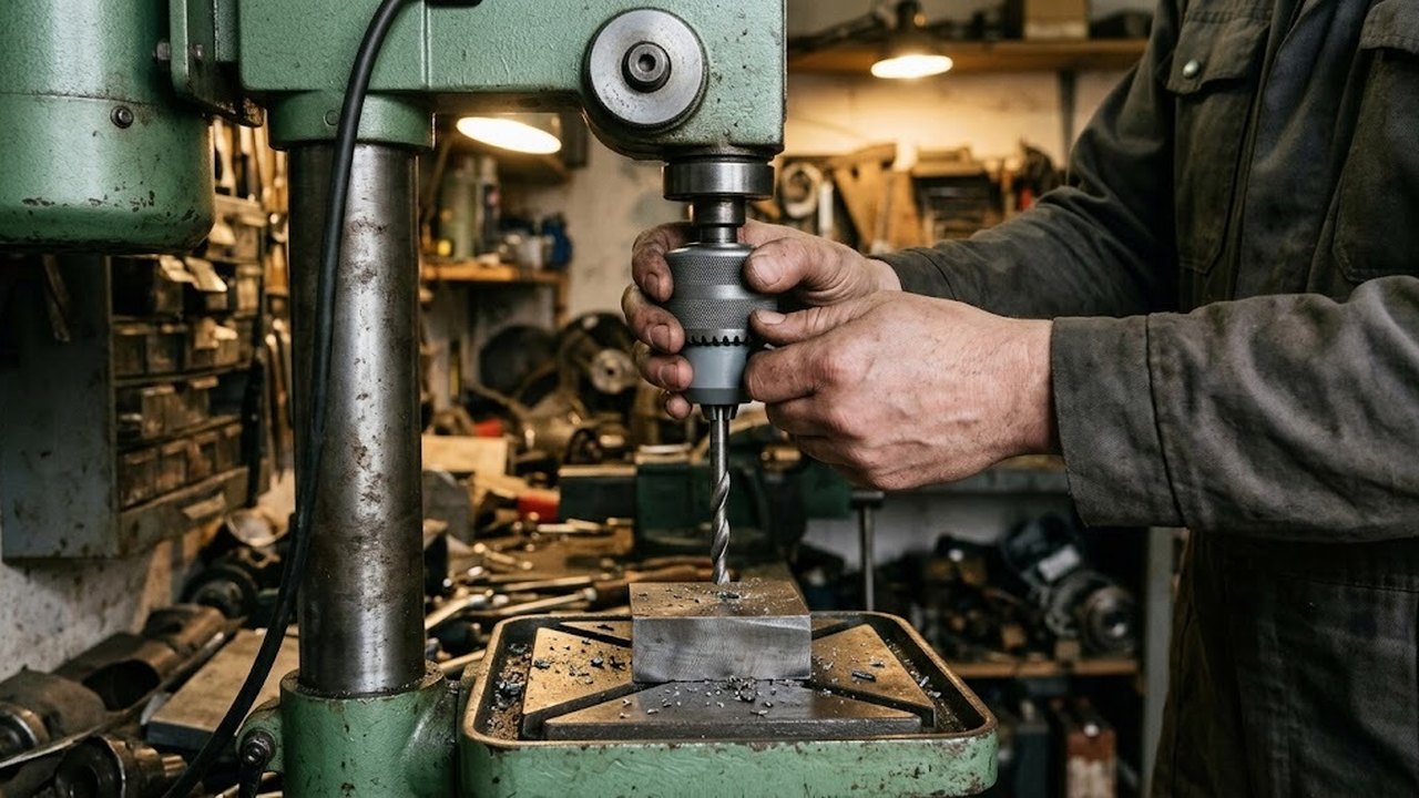Сверлильный патрон: ключевой или БЗП, конусы B16 и B18, снятие со шпинделя