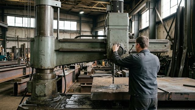 Радиально-сверлильный станок: узлы, вылет и границы применения